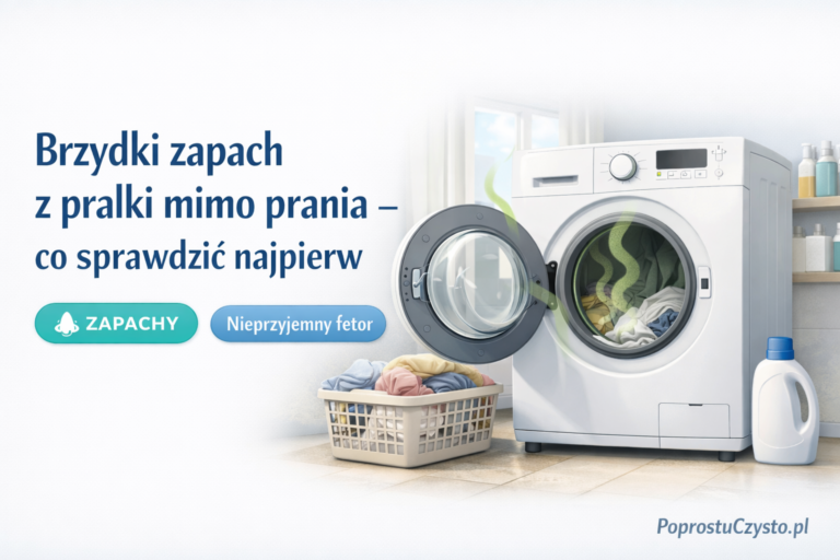 Brzydki zapach z pralki mimo prania – co sprawdzić najpierw