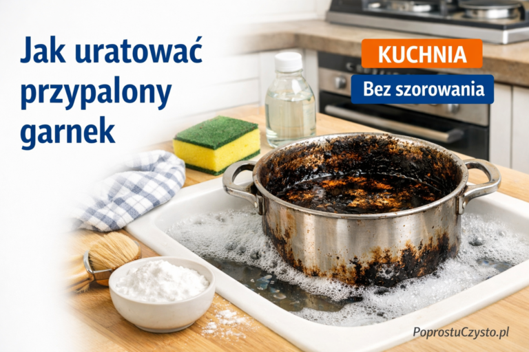 Jak uratować przypalony garnek po obiedzie bez szorowania przez pół wieczoru