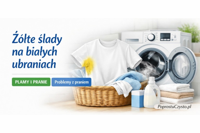 Żółte ślady pod pachami na białych ubraniach kiedy problemem jest kosmetyk, a kiedy pranie