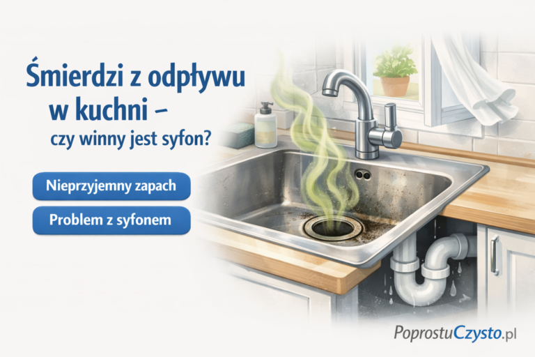 Śmierdzi z odpływu w kuchni — czy winny jest syfon?